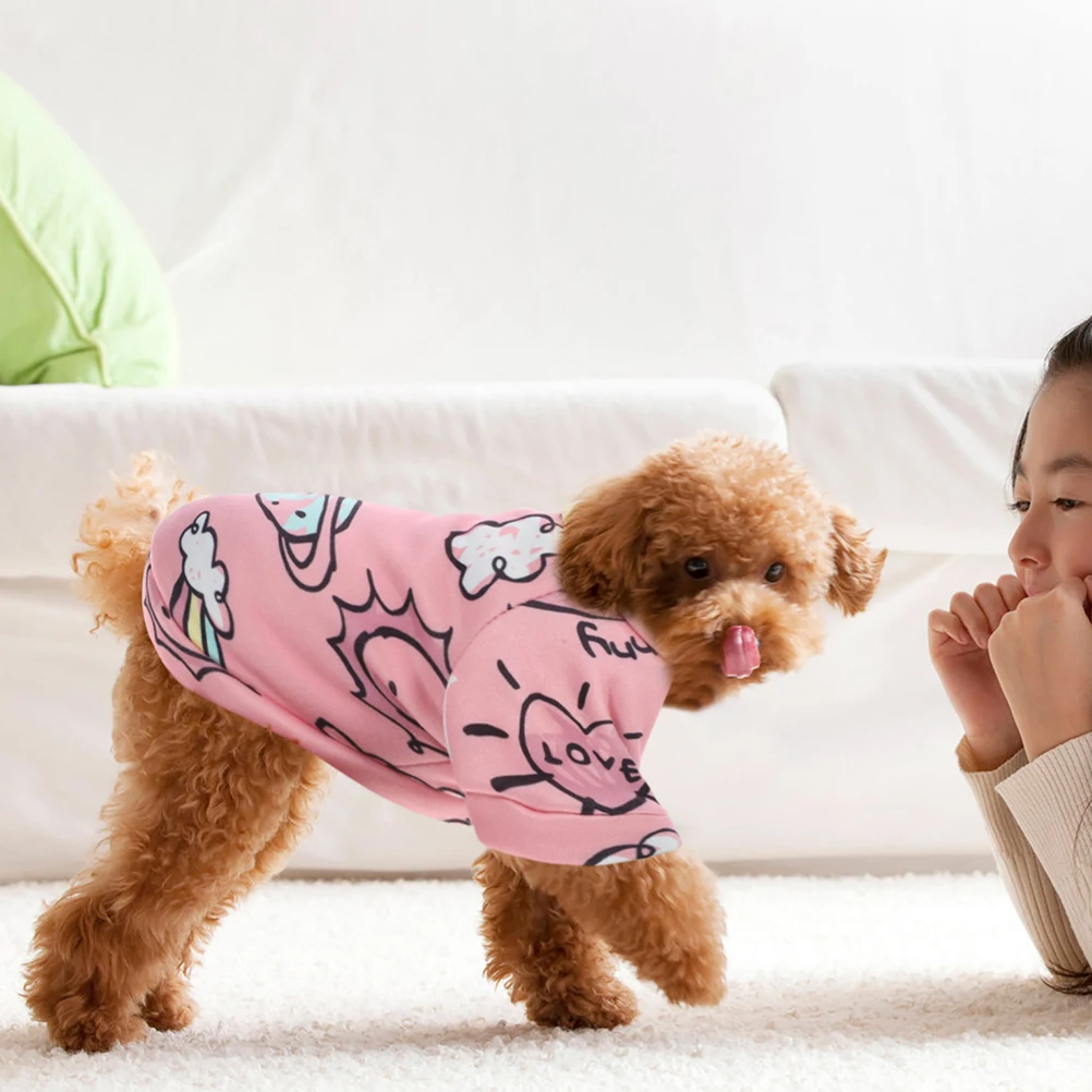 

Pet Clothing Puppy Warm Cute Dog Clothes Winter Coat Cute Dog Costume Decorative Cartoon Pet OutfitFunny Clothes