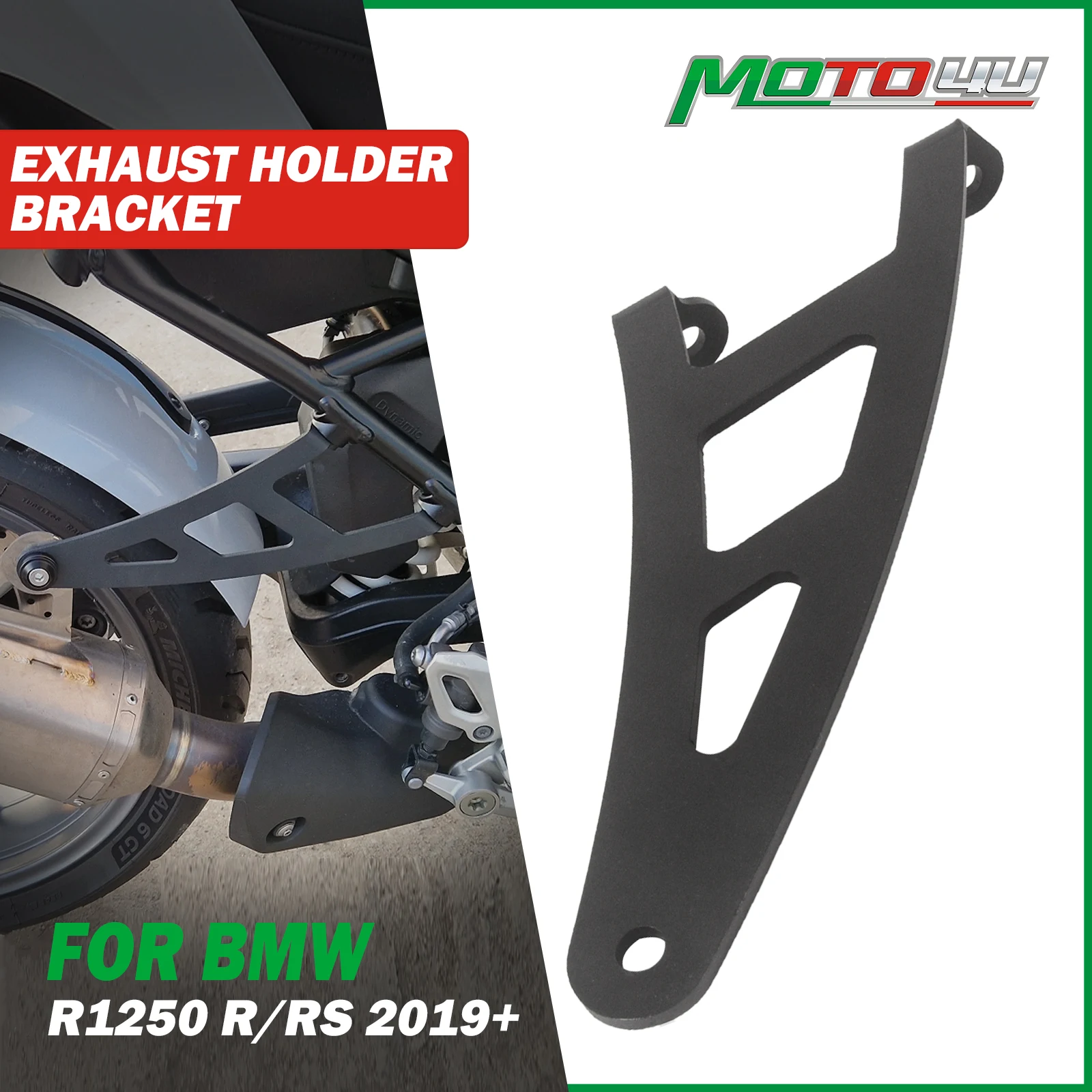 For BMW R1250 R/RS 1250R 1250RS 2019 2020 2021 2022 2023 Motorcycle Exhaust Hanger Muffler Bracket Mounting Aluminium