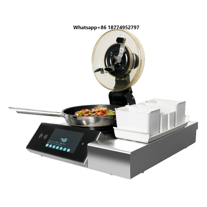 Factory Direct Wholesale Stainless Steel Electric Kitchen Cooking Robot CE Certified for Commercial Automatic Stir Fry Machine
