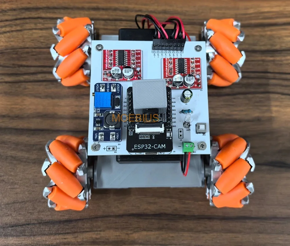 APP Control ESP32-CAM Image Transmission FPV Mecanum Wheel Intelligent Car for Arduino Open Source