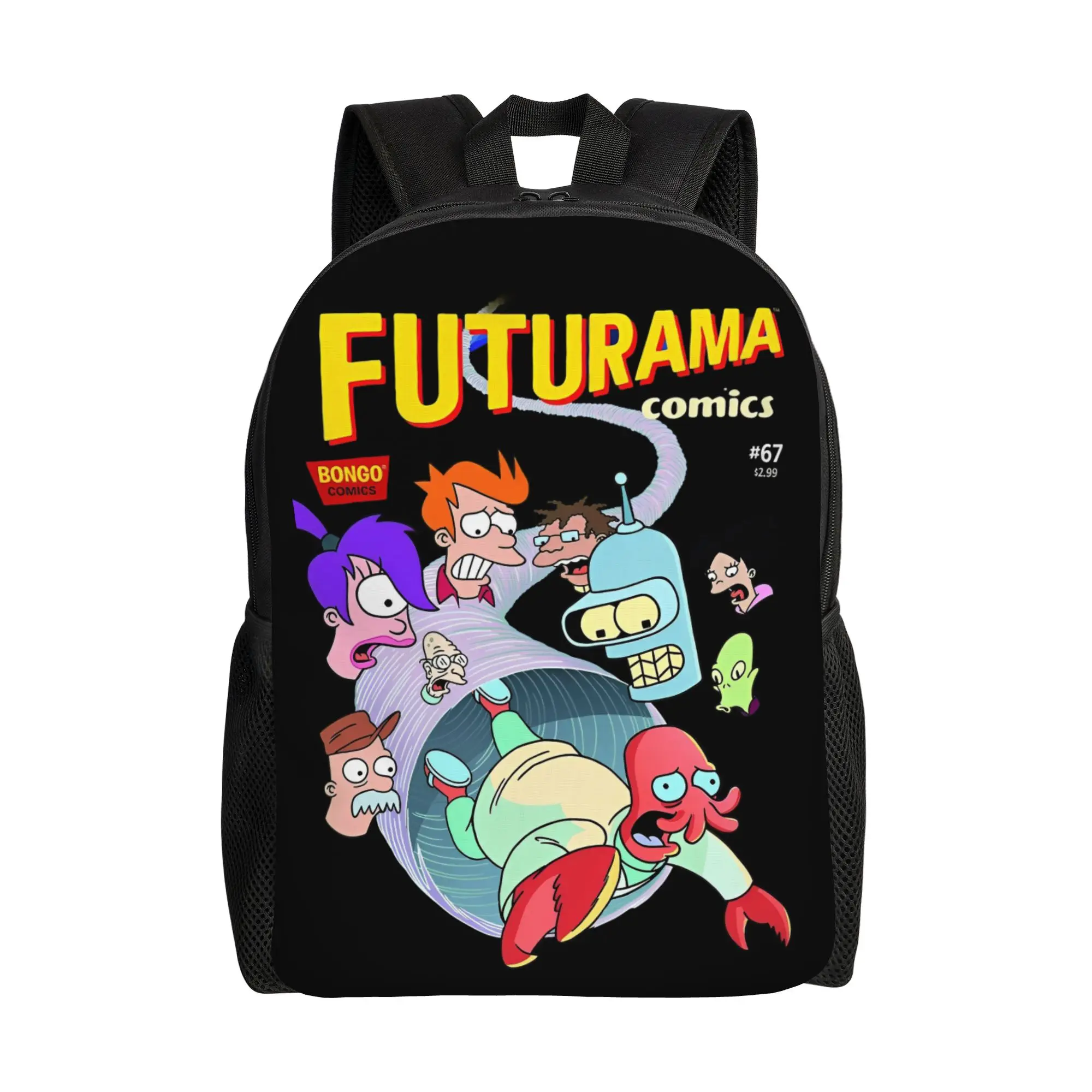 

Рюкзак Futuramas Teenage для подростков, спортивный, студенческий, рабочий, с изображением Доктора Зойдберга, для мужчин и женщин, сумка через плечо для ноутбука