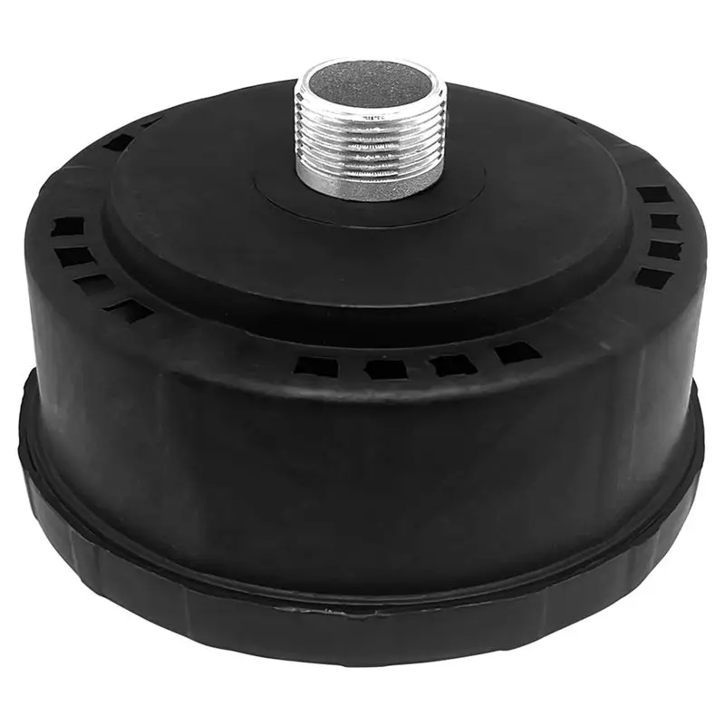 N84R 1 szt. Reduktor hałasu sprężarki powietrza, filtr wyciszający, plastikowa obudowa, okrągły filtr tłumika