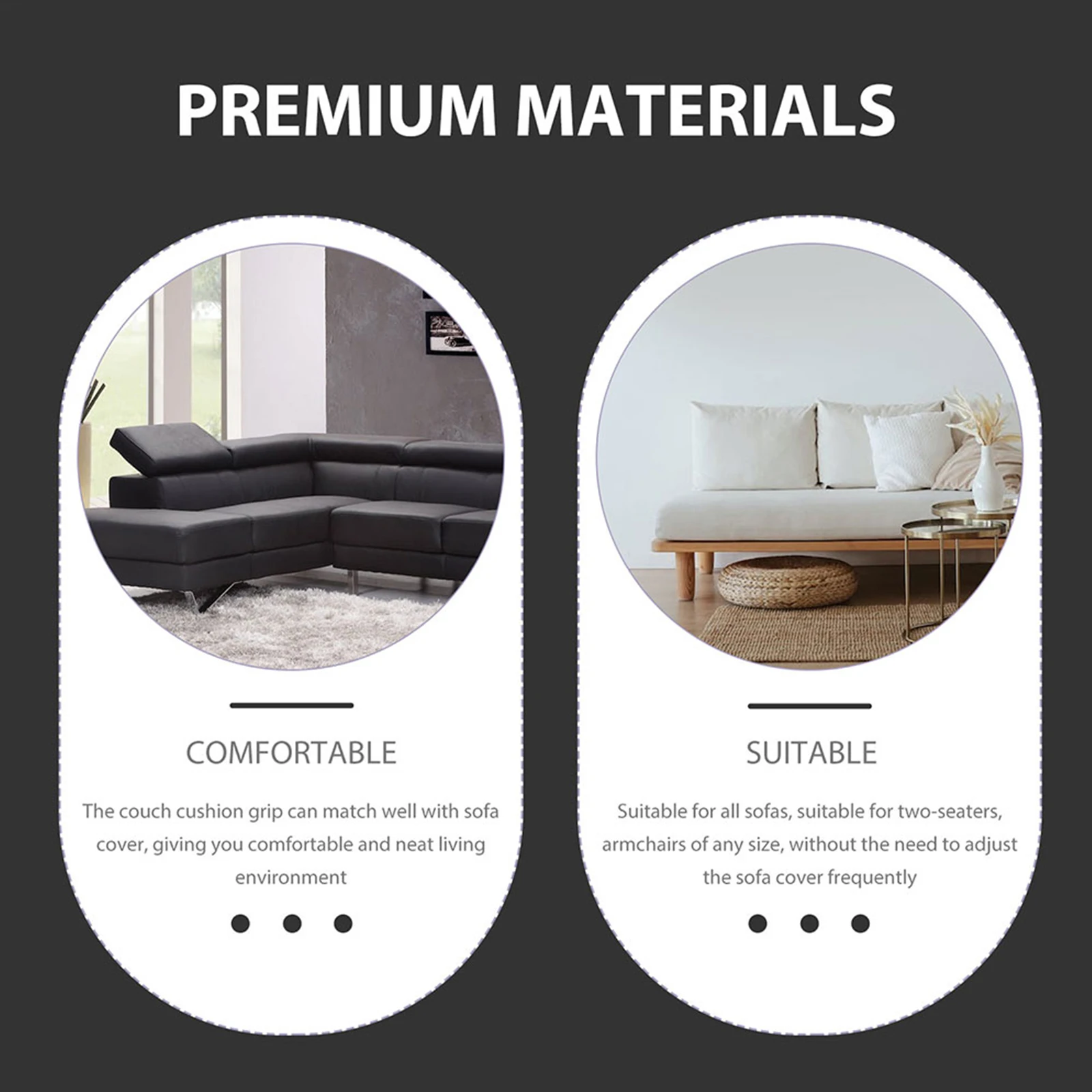 

Couch Cushion Grip Sofa Slipcover Foams Sticks Household Non-Skid Grip Strip for Furniture Cover Sofa Slipcover Grips