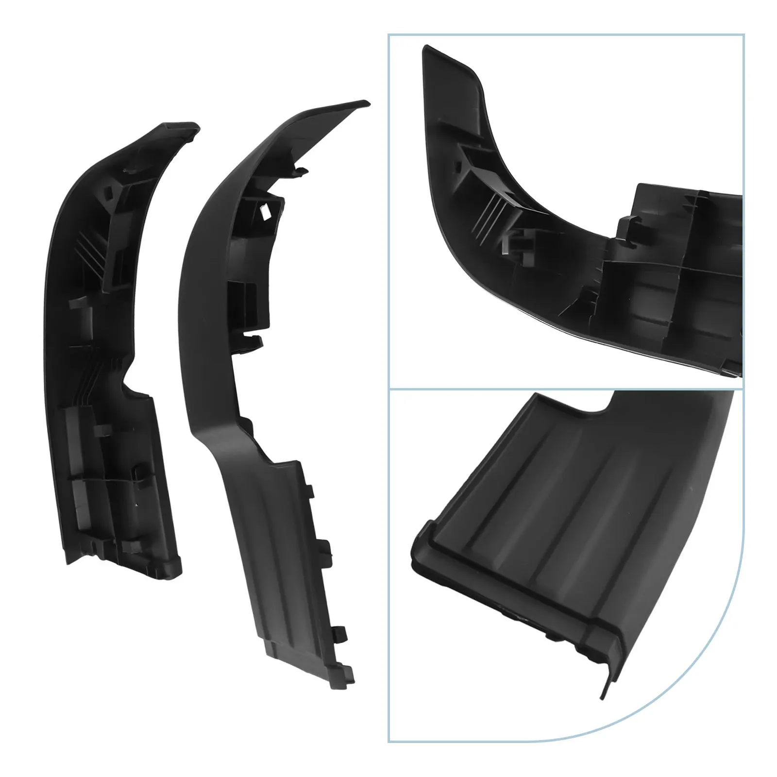 

Replacement Rear Bumper Trim Step Plates Pair for Toyota For Hilux For Revo 2015 2019 OEM 52164 0K030 52163 0K030 Plastic Parts