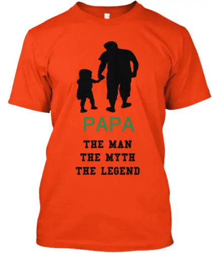 Gift For Best Papa T-Shirt Made in the USA Size S to 5XL