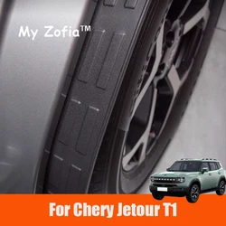 For Chery Jetour T1 2024 2025 Car Rear Door Lining Baffle Mudguard Fender Mud Flaps Guard Splash Mudflaps Protection Accessories