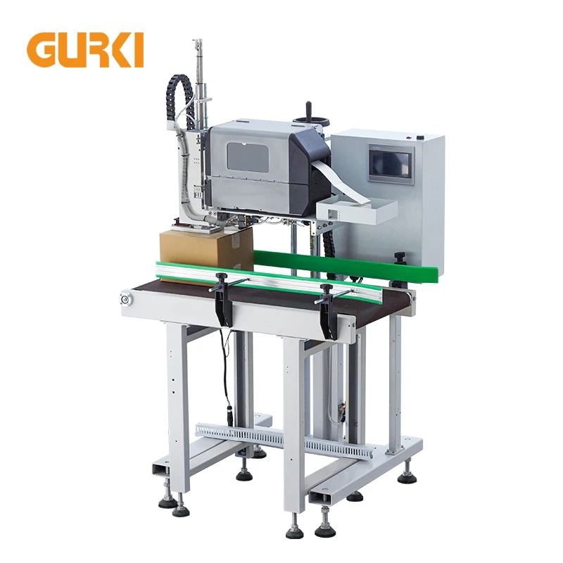 GURKI Automatic Labeling Printer Sticker Label Printing Machine for Small Business