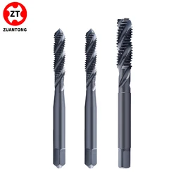 ZUANTONG HSSE INOX Metric Spiral Fluted Tap Pointed M2 M3 M4 M5 M6 M8 M10 M12M14 M16 M18 M24 Machine Screw Thread Taps