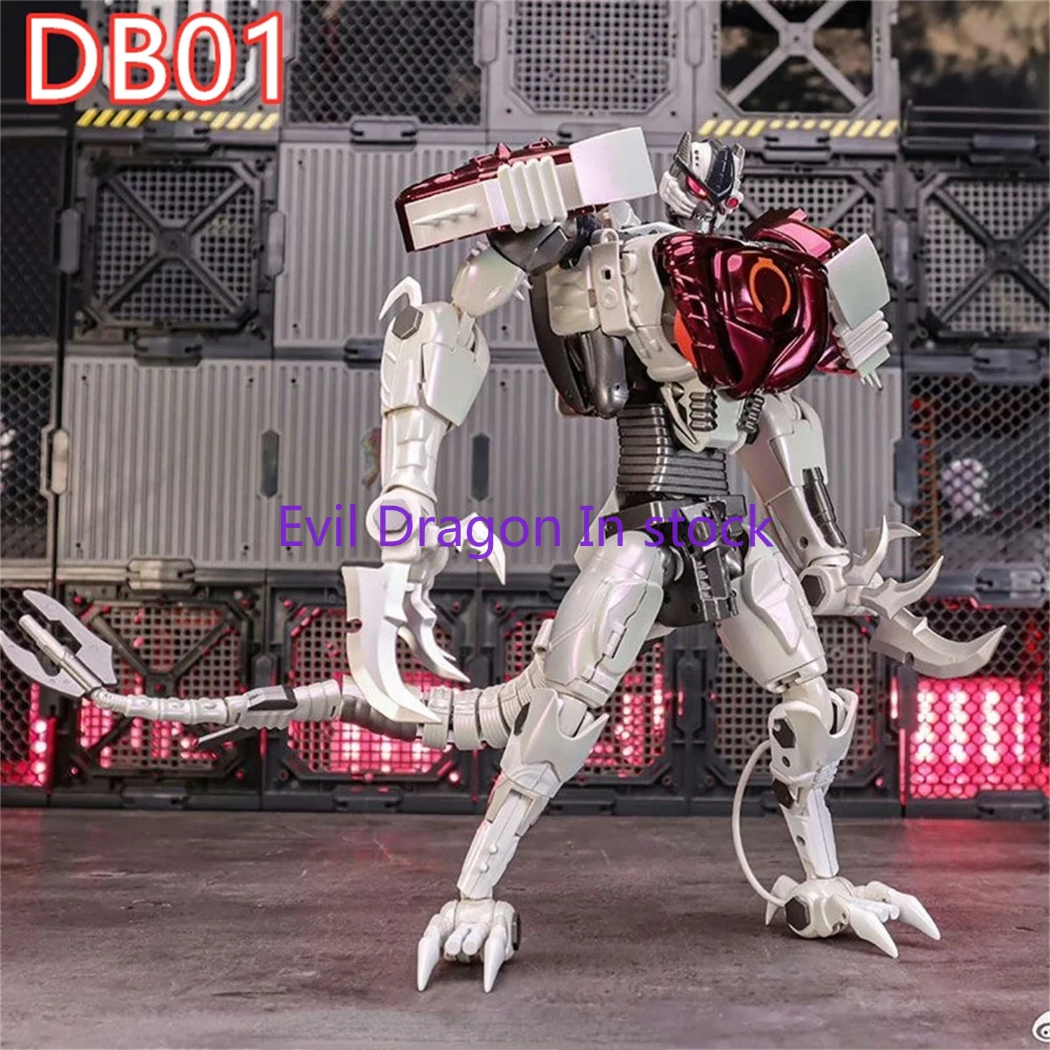 Auf Lager bmb DB-01 db01 transform iertes Universum bw Metall Dinosaurier Krieger Biest Kriege mp Skala Action figur Roboter Geschenk