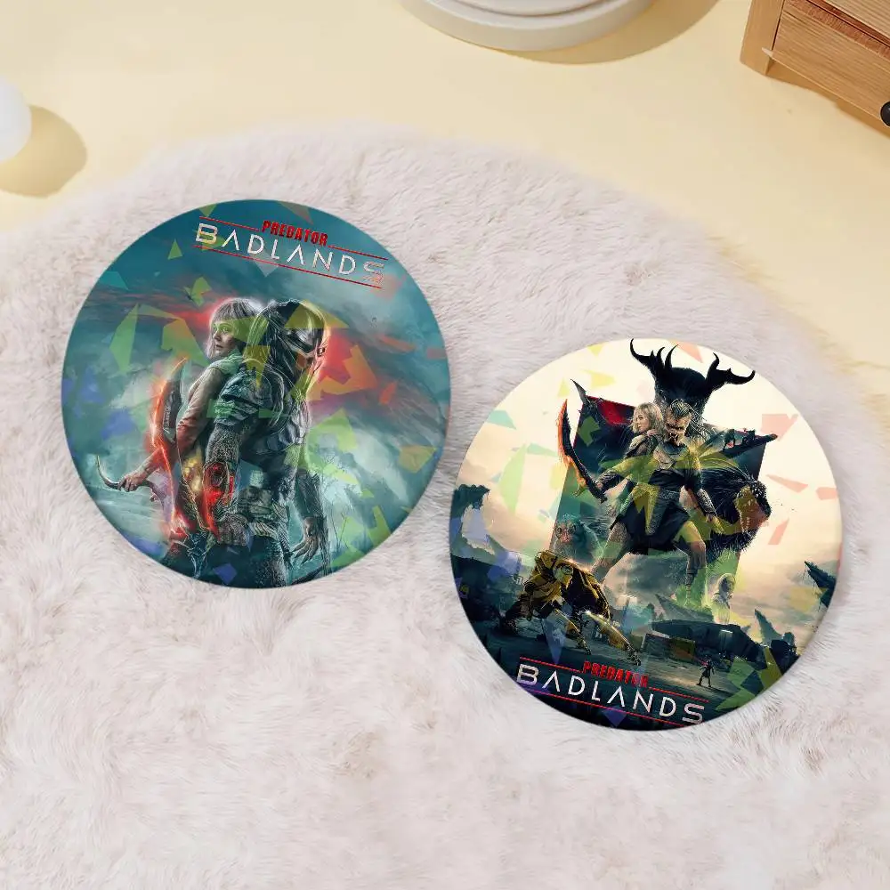Movie P-Predator Badlands Pins Lapel Birthday Brooch Gift Backpack Clothes Accessory Decoration Badge Set Glass Shine