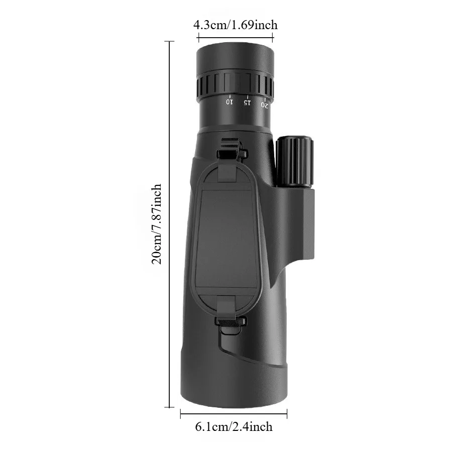 The Compact Visual Engine: SUNCORE 10x50 Monocular. Powers Your Terrestrial and Celestial Quest with Critical Detail and Confide