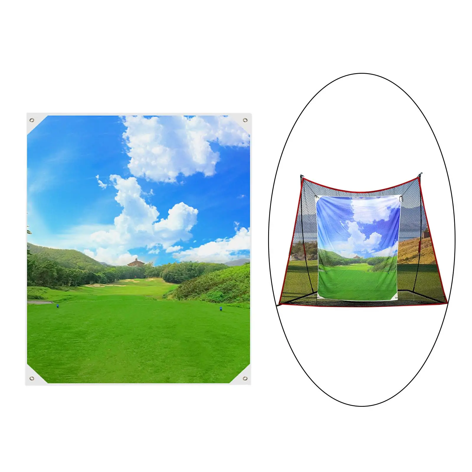 

Golf Target Cloth Golf Training Equipment Golf Practice Net Target Cloth Replacement Practice Golfing Golfer Accessories