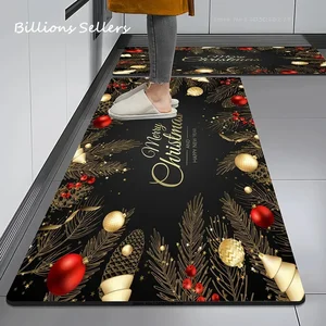 Christmas carpet for home entrance, kitchen dool, non -slip pillow for feet, bathroom rug, living room, corridor 8 Main Sales Carpet Christmas - №7