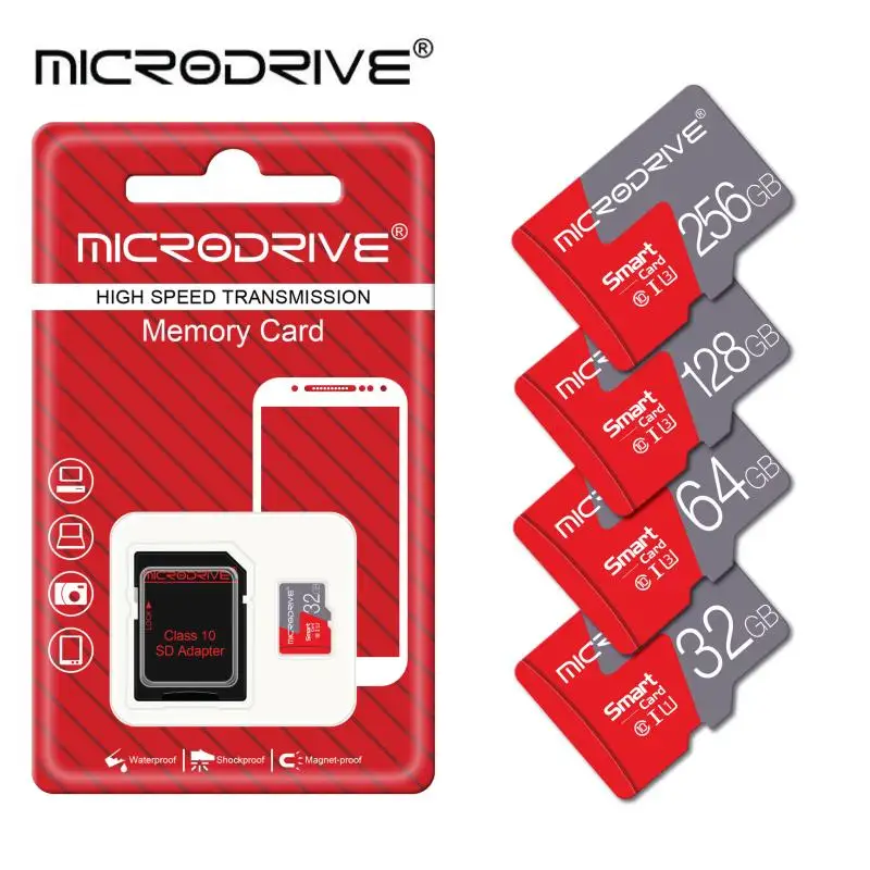 Micro Memory SD Card 128GB 32GB 64GB SD Card SD/TF Flash Card 4GB 8GB 16GB 256GB Class 10 Memory Card For Phone