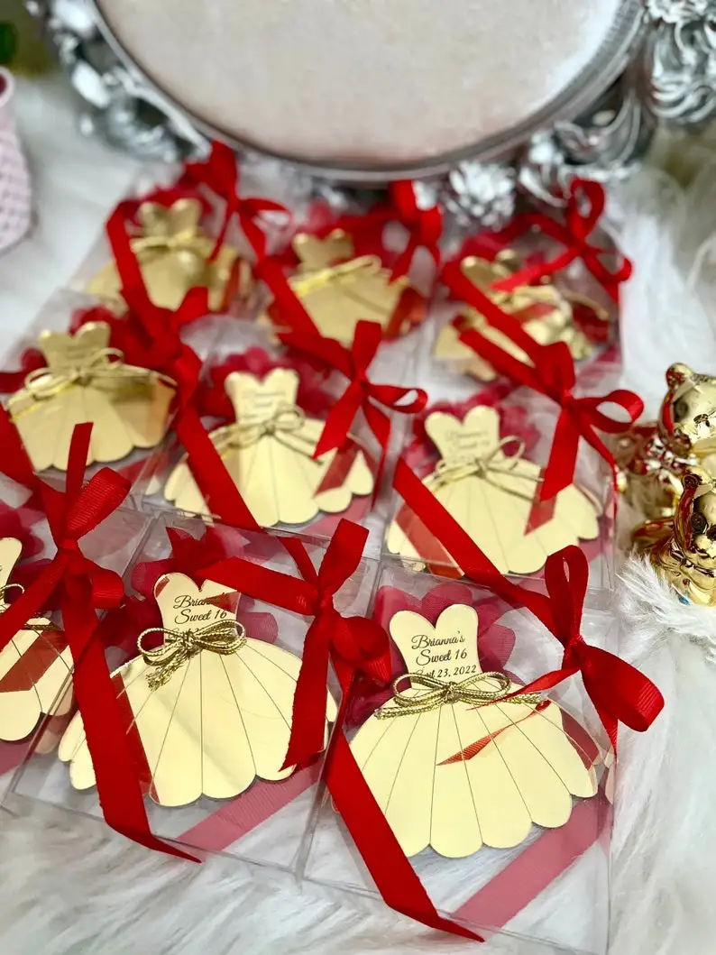 

Personalized Quinceañera Favors, Masquerade Ballroom Dress, Sweet 16 Birthday Girls, Bridesmaid Party, Birthday Party