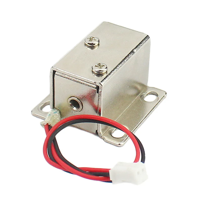 Small Electromagnetic Solenoid Lock DC6V 12V 24V MINI Electric Bolt Cabinet Draw Lock Release Assembly Solenoid Access Control