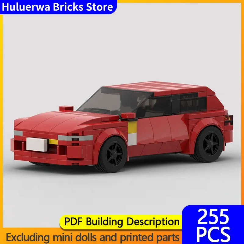 

Модель городской автомобиль MOC, строительные кирпичи EG6, высокопроизводительный компактный автомобиль, модульная технология, детские праздничные подарки, сборка игрушек, костюм