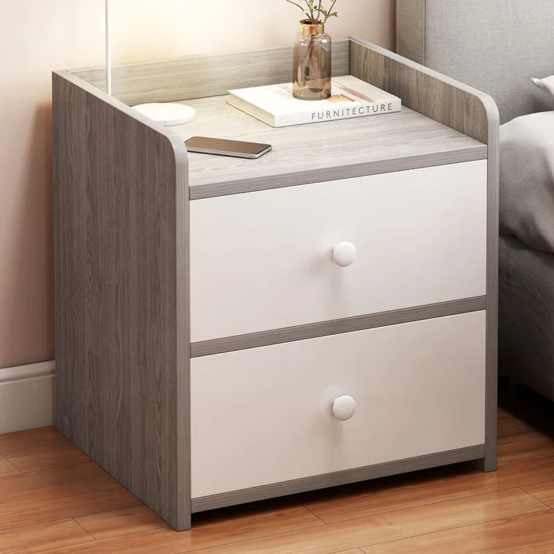 

Bedside table Modern simple mini storage locker Bedroom bedside table Nordic modern small cabinet