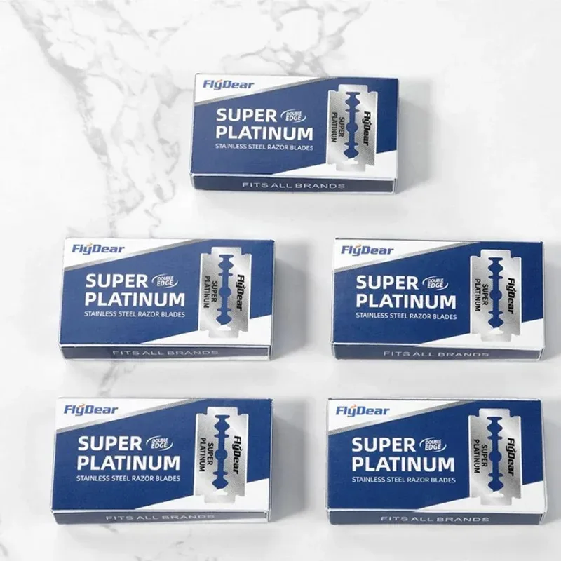 10/60/150pcs Classic Retro Stainless Razor Double Razor Blades Safety Razors Professional Barber Tool Shave Hair Removal Razor