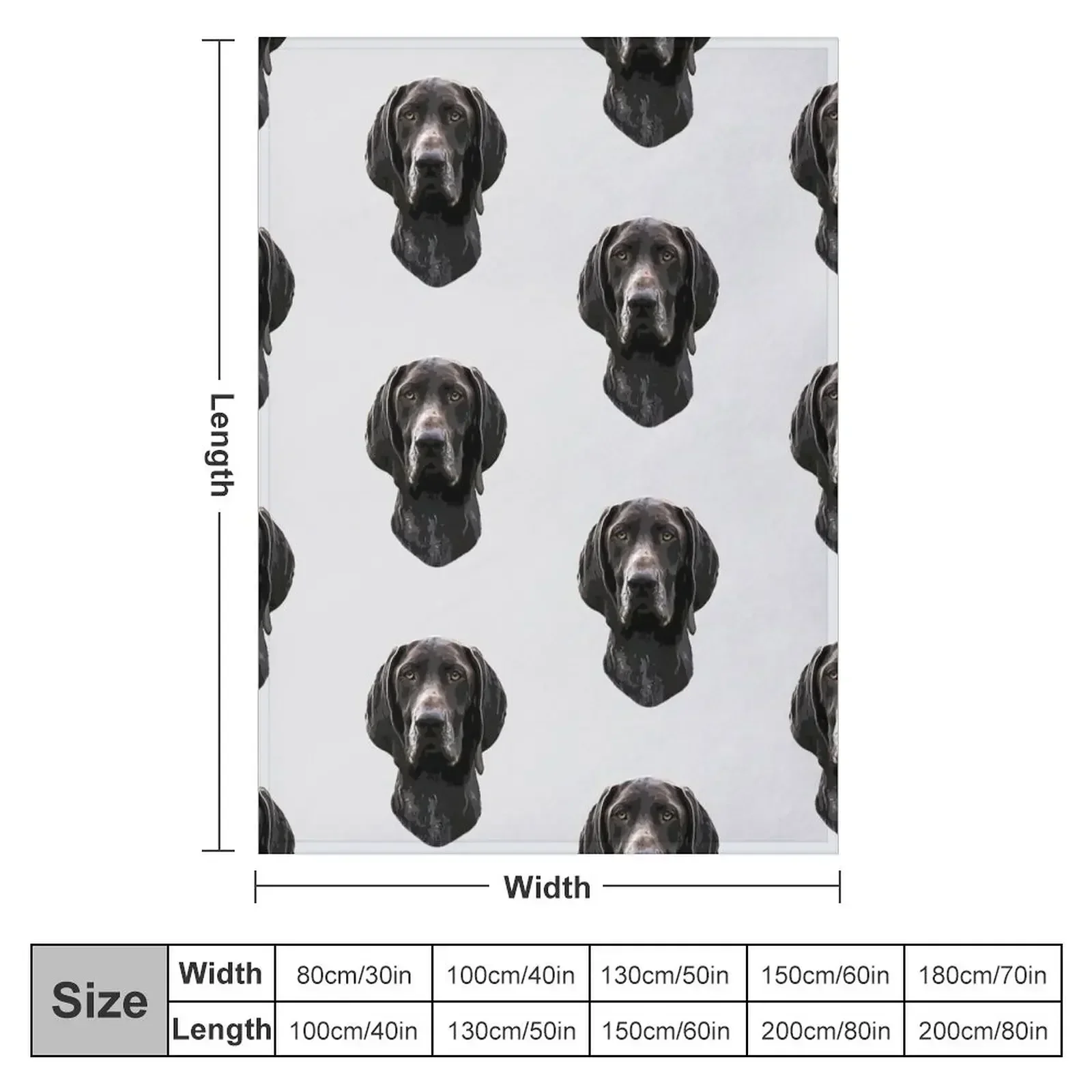 German Pointer Shorthaired GSP Throw Blanket cosplay anime Bed Fashionable Hairys for sofa Cute Plaid Soft Big Blankets