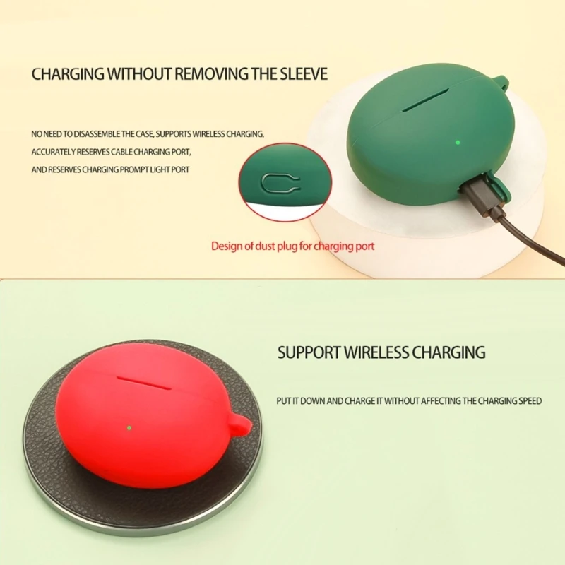 حافظة حماية مرنة لسماعات الأذن اللاسلكية OnePlus Buds 4، حافظة حماية من السيليكون الناعم، غطاء مقاوم للغبار والصدمات