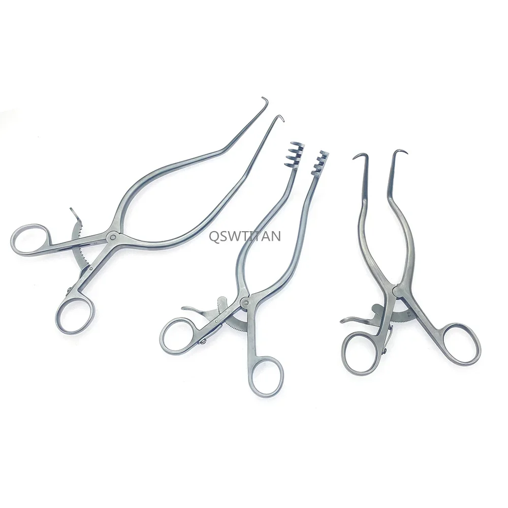 Retractor postcraneal de acero inoxidable, instrumento quirúrgico de autoretención, ortopedia