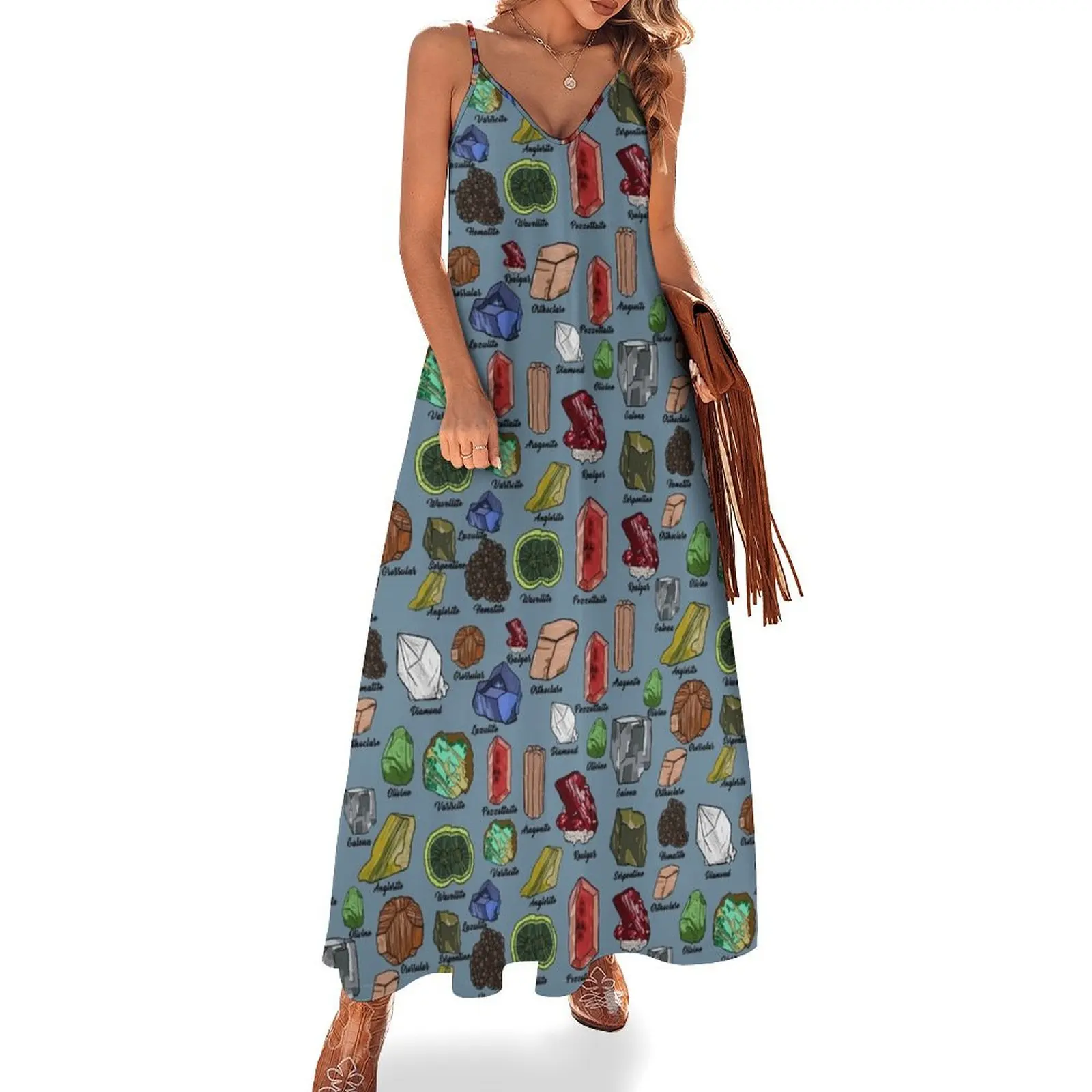 

Minerals Sleeveless Long Dress Bridesmaid dress woman women clothing 2025 new arrivals Dress