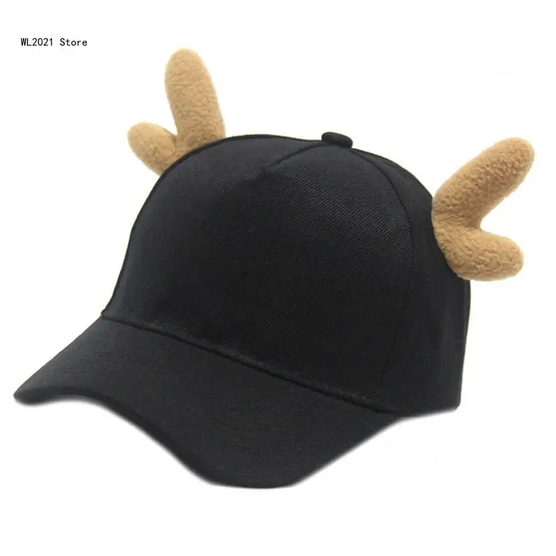 Devil Horn Baseball Hat for Adult Unisex Sunproof Hat for Outdoor Activity Sport Accessories Headwear for Street Wear