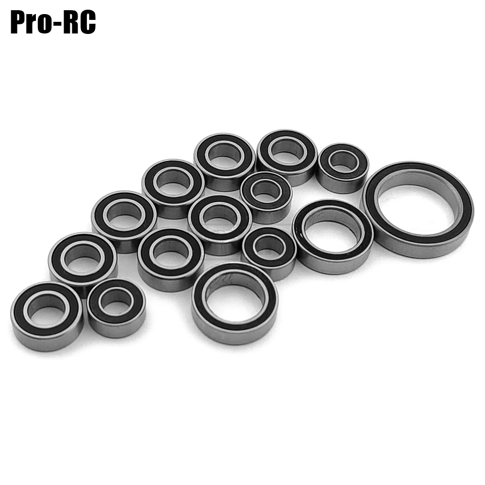 For Arrma 1/10 Fazon Voltage 2WD MEGA Sealed Bearing Kit 15Pcs