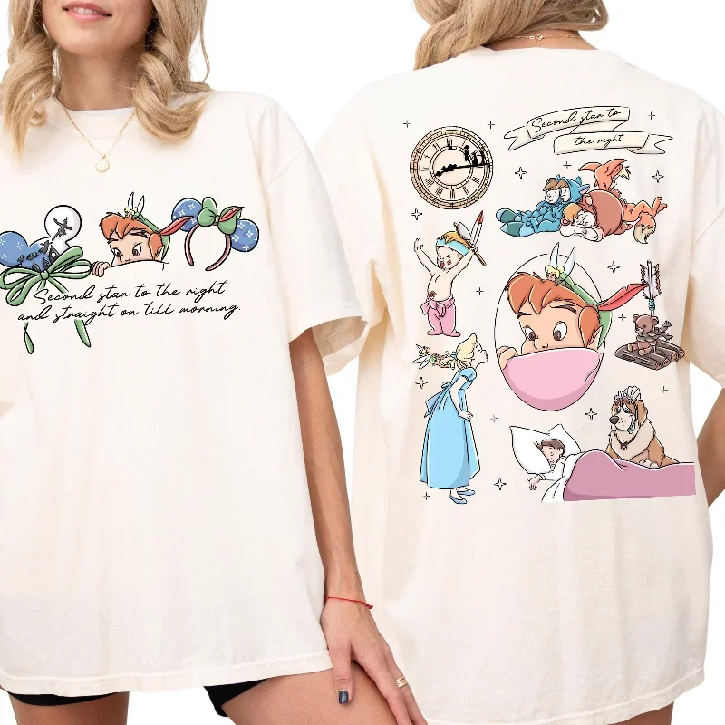 

Comfort Colors® Disney Peter Pan Shirt, Neverland Tee, Second Star to the Right Shirt, Tinkerbell Sweat Disney Peter Pan