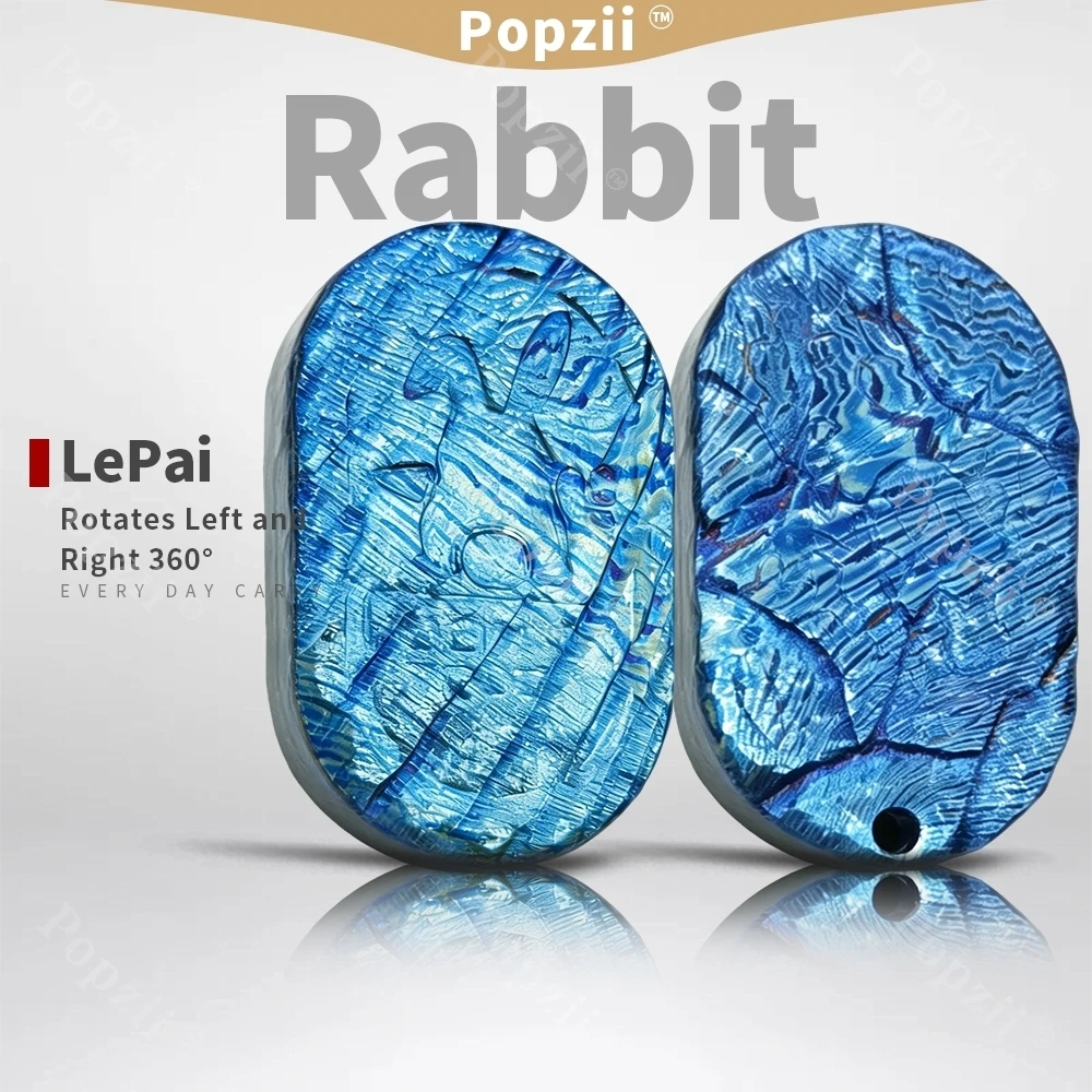 

LEPAI Rabbit EDC Timascus с вращающимся механизмом на 360 градусов влево и вправо ° Антистрессовые игрушки для офиса: гаджеты для снятия стресса и тревоги