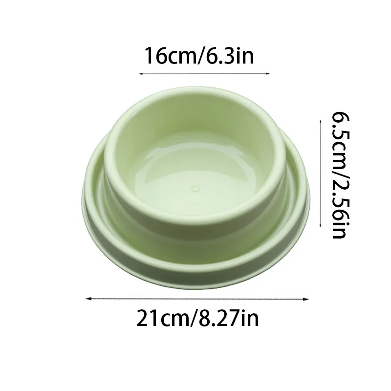 Non-Slip Anti-Tip Pet Bowls for Dogs Cats Spill-Proof Food Water Dishes Stable Base Feeding Bowls Durable Pet Supplies view 5