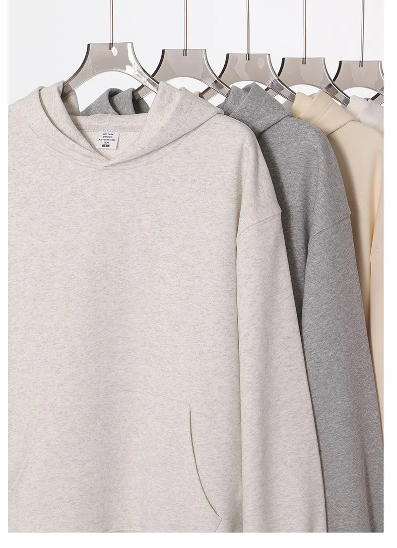 

2025 New 420GSM Heavyweight Hoodie Unisex Oversized Drop Shoulder French Terry Pullover Casual Streetwear Sweatshirt