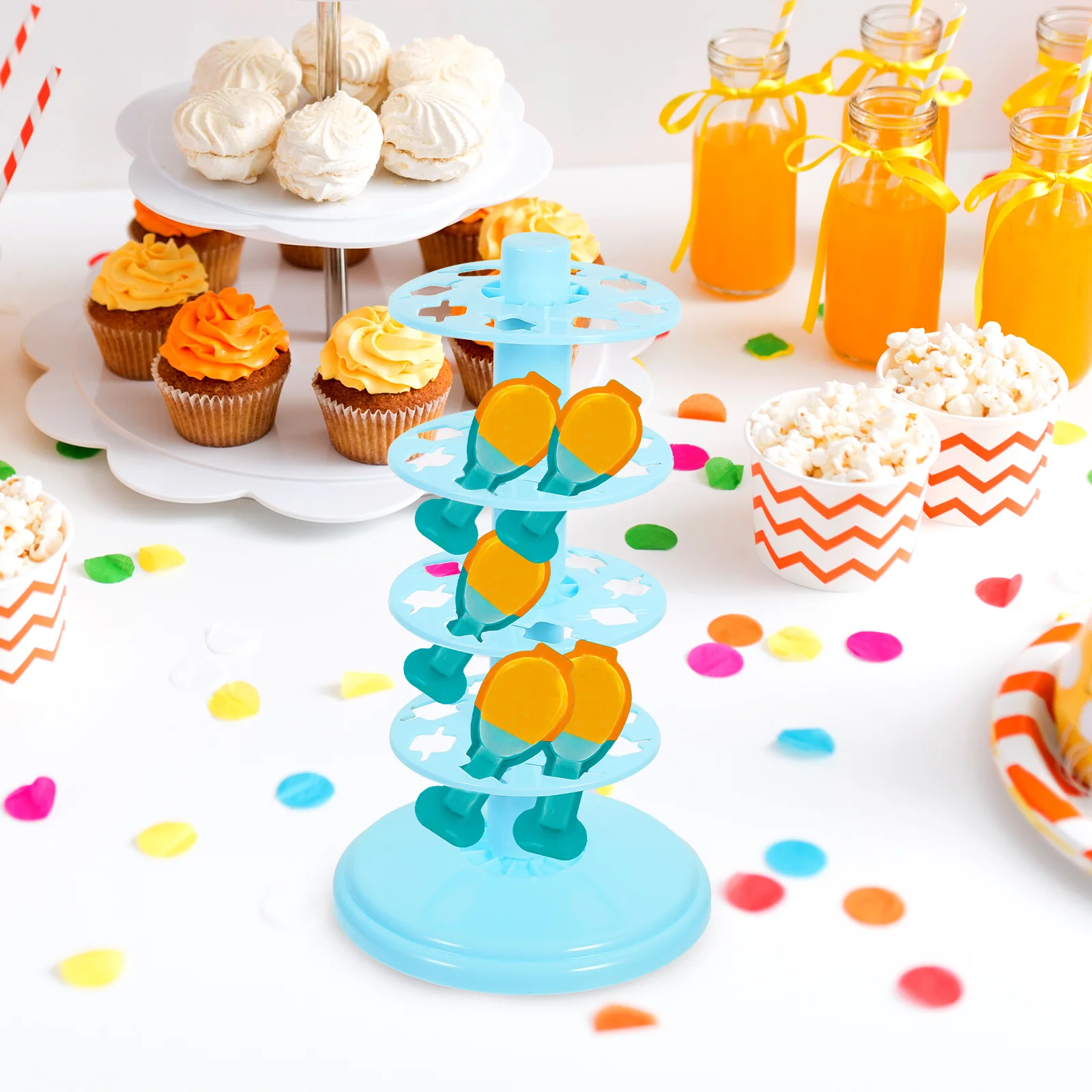 

2Pcs C y Display Rack Lollipop St High Capacity Holders Bulk Lollipops Plastic Shelf Upgrade Large Size Home Party Shop Decor