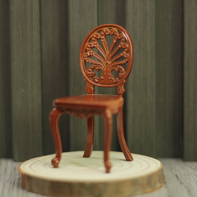 Simulation de chaises de maison de courses, petit canapé, tabouret, meubles, jouets modèles, décoration de maison de beurre, accessoire l'inventaire, 1:12