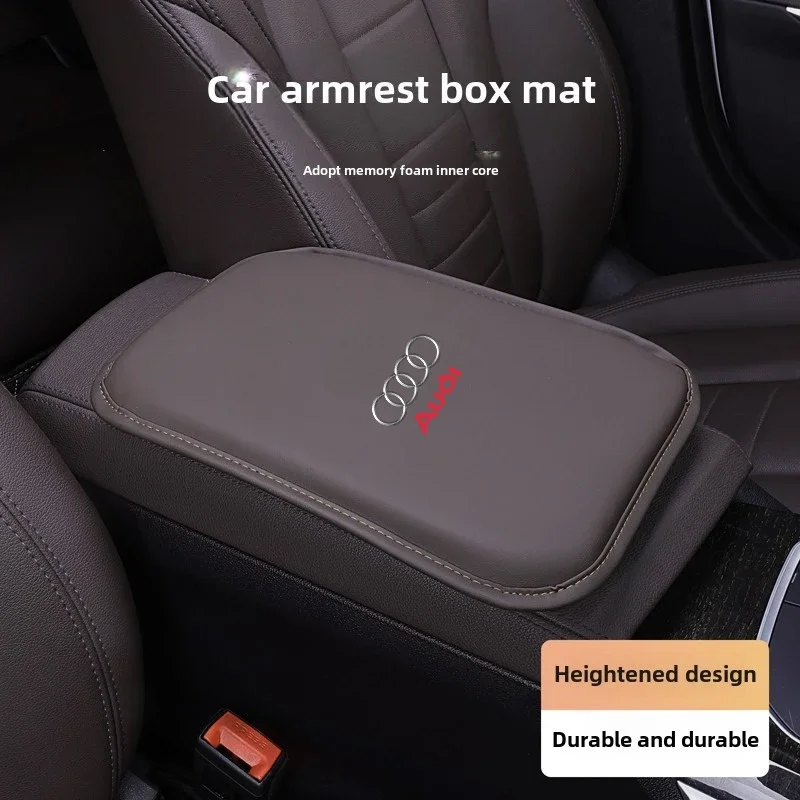

Leather Car Armrest Mat For Audi A4 B5 B6 B7 8P 8V 8L A5 C7 4F A8 Q2 Q7 RS3 RS4 RS5 RS6 TT 4L R8