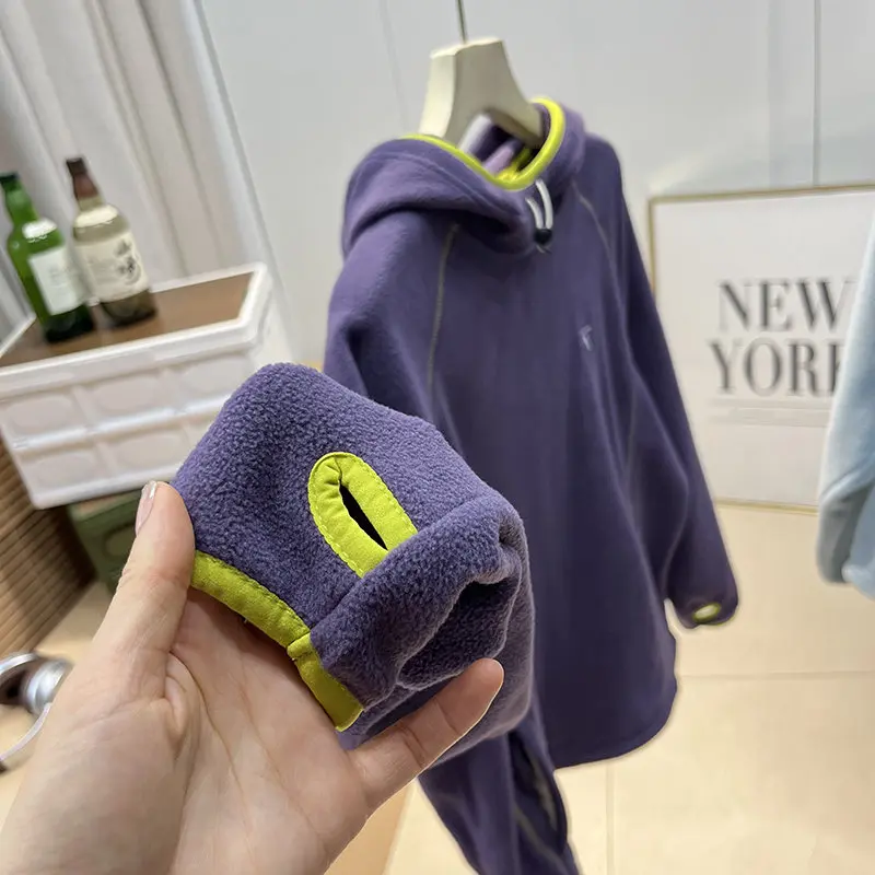 Outdoor-Sport-Daunenpullover mit Kapuze für Klettern, Wandern, Camping, Angeln, lässiges und entspanntes Oberteil für Männer und Frauen – Detail 8
