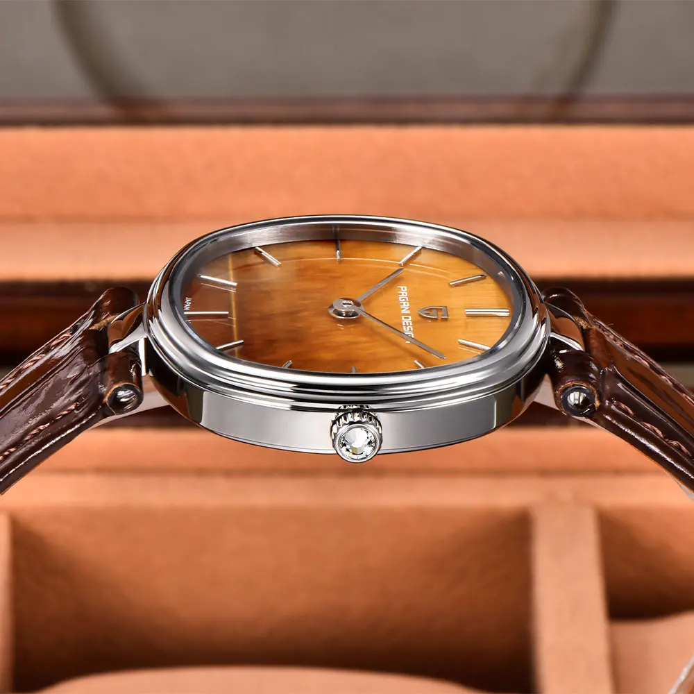 PAGANI DESIGN 2026 New Quartz Watch Top Brand Waterproof Watch Sapphire Glass Classic Leather 32mm Women Wristwatch Gift Watches view 4