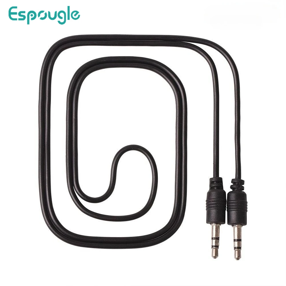 

100 шт. черный 0,5 м/0,7 м/1 м 3,5 мм разъем «папа-папа» наушники стерео аудио удлинительный кабель для динамика наушники ПК