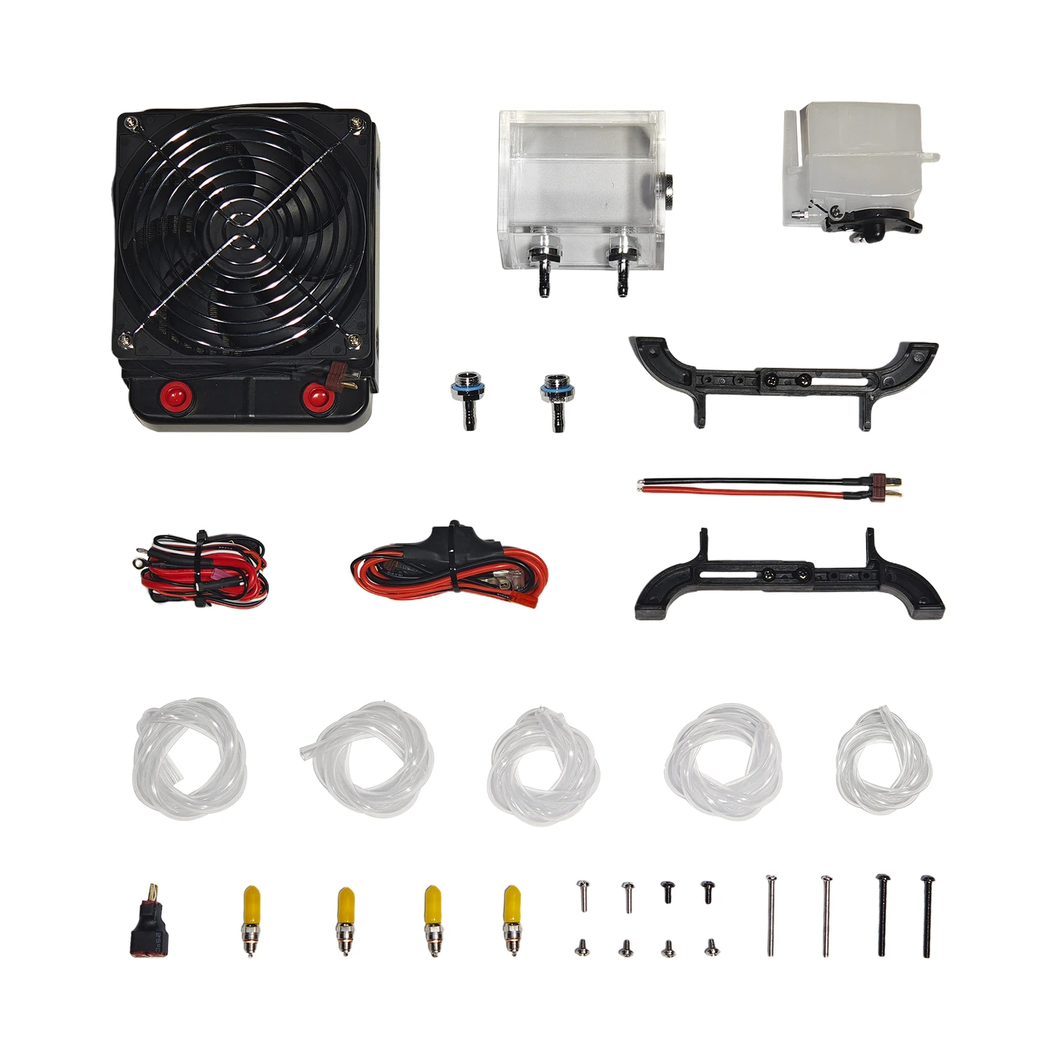 TOYAN L4 Engine Model Start Kit Metal Inline Four-cylinder Engine Model 14CC Water-cooled Engine Model Kit Toy Gift FS L400G