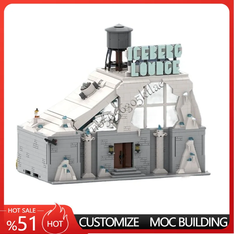 

2956 PCS Famous Movies Series Rest Area Model Moc Building Bricks Sets Assembly Blocks Toys Surprise Birthday Gifts For Children