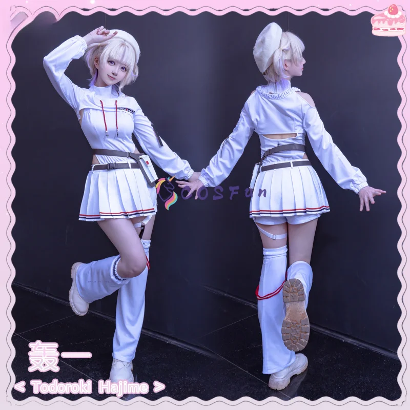 

Vtuber Todoroki Hajime Cosplay Costume Jumpsuit Bag Halloween Uniform Suits Clothes Anime Outfits Women Uniform COSFun