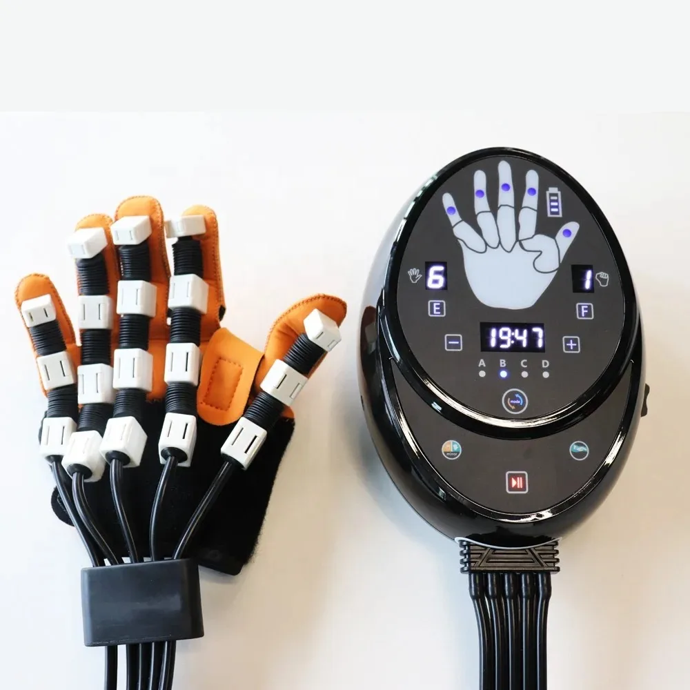 Intelligent Hand Massager for Paralysis Stroke Patients, Exercise Equipment, Hand Rehabilitation Robot Gloves, Mirror Therapy