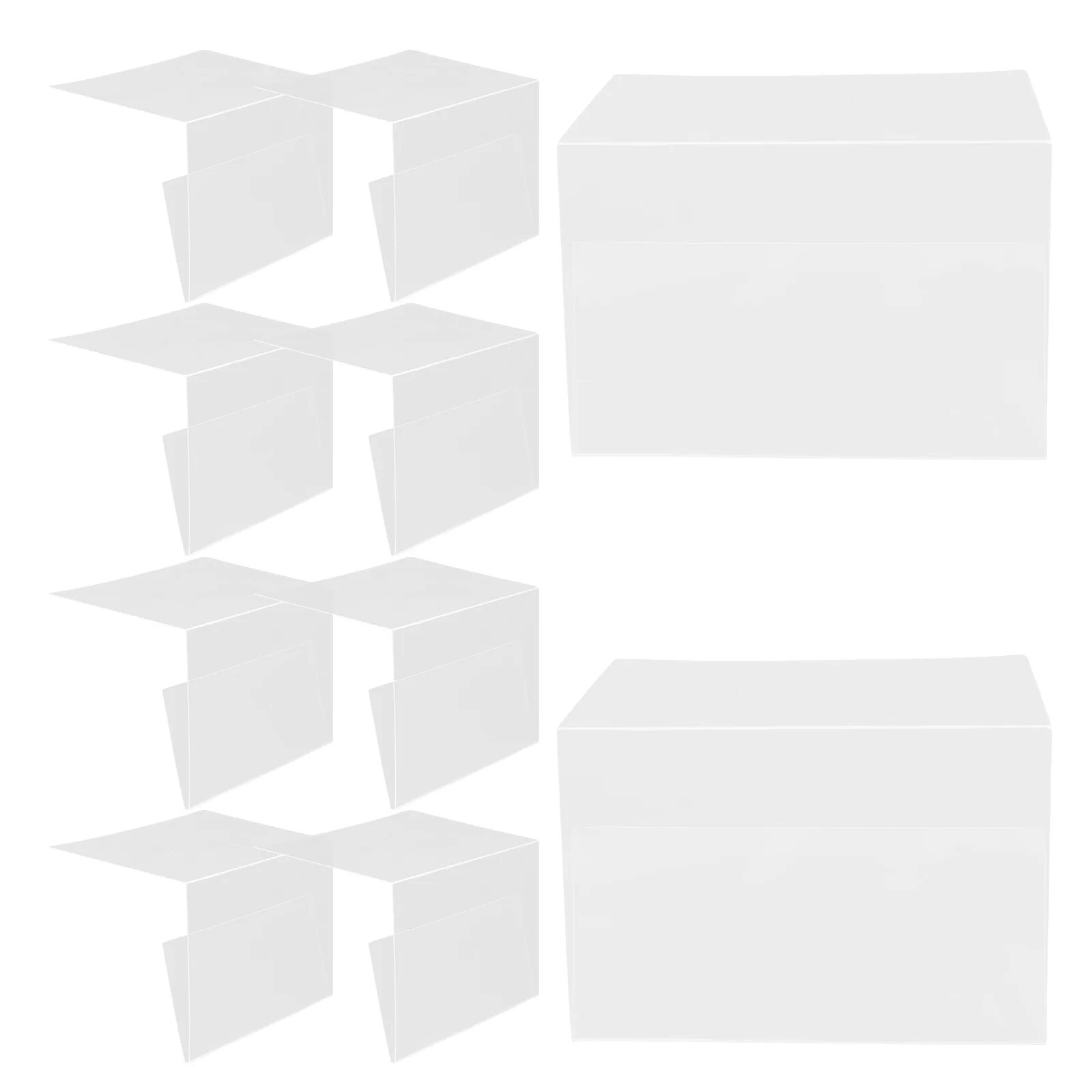 

10Pcs Label Holder Shelf Display Stand for Library Bookstore Price Tags Clear Plastic Tag Hanger Clip for Retail Store Signage