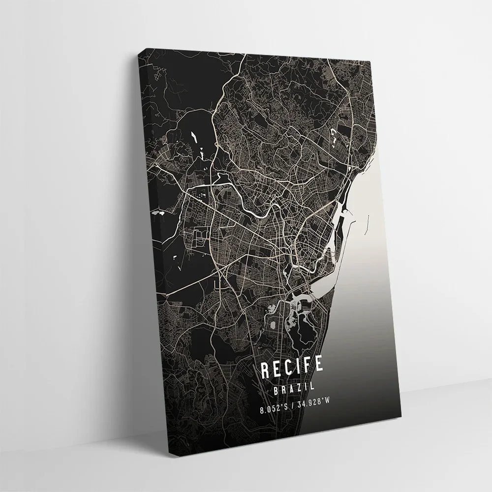 Póster con impresión de receta de Brasil, imágenes personalizables, cuadro sobre lienzo para pared, regalo para decoración Interior, habitación, decoraciones para el hogar