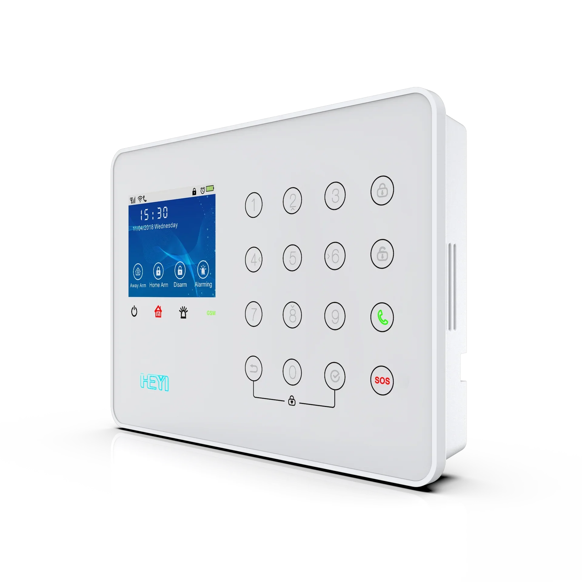 HY-SGW01 WIFI Advanced Multi Functional 868mhz Home Alarm System with Mobile APP Control Wireless Wired Intrusion Detection