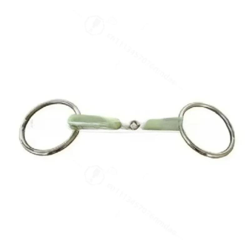 Stainless Steel 304 Horse Bit Flavor Mouthpiece Anti Rust Universal Tape for Equestrian Riding Training Equipment