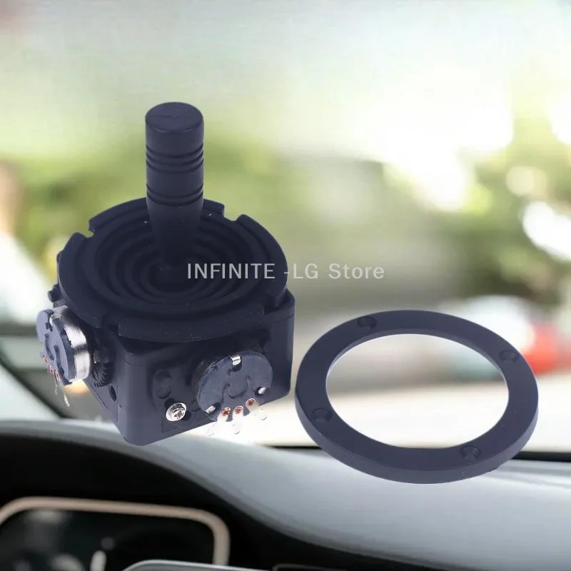 وحدة تحكم عصا التحكم الكهربائية ذات محورين، JH-D202X-R2/R4 مع شاشة مقياس الجهد 5K 10K #4