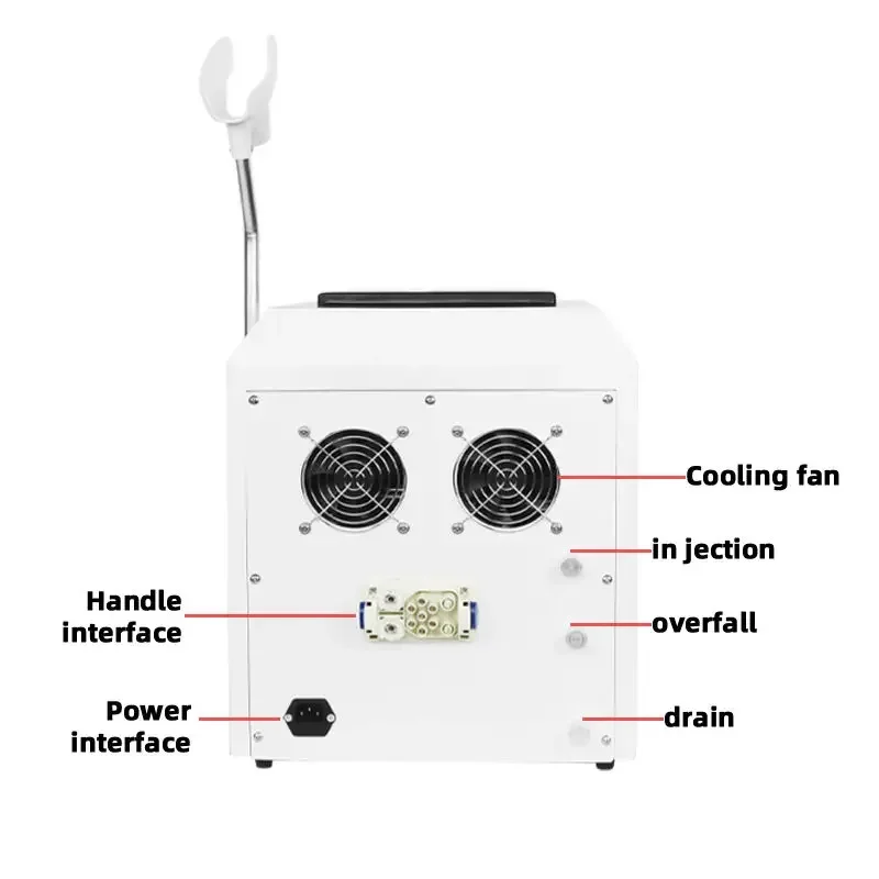 Tragbare Eiskühlung 808 Diodenlaser Schmerzlose Haarentfernung 10 Bars Laser Hautverjüngung Permanenter Epilierer Schönheitsausrüstung