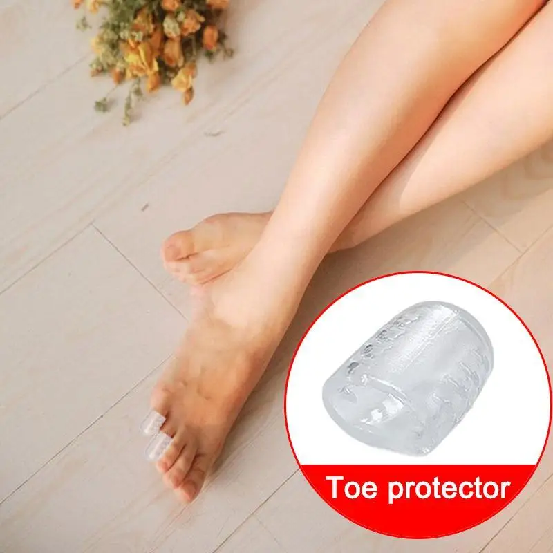 Silicone Toe Protectors Toe Covers Silicone Breathable Anti-Friction-Toe Covers 10 Pcs Adjustable Toe Caps For Men And Women